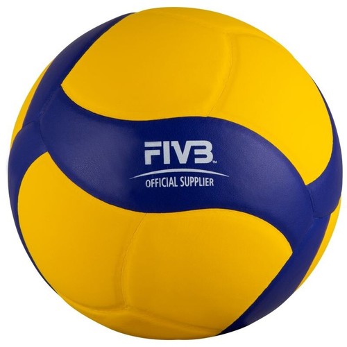 Mikasa Volleyball V330W gelb/blau Größe 5 Wettkampf-Volleyball Premium - Bild 4 von 5