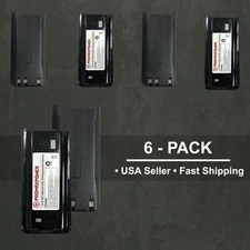 6x Ni-Mh 1600mAh Battery for KNB29N, KNB30 Kenwood Radios TK-2200 TK-2207 TK3200