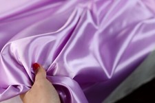 Lavender Silky Bridal Satin Fabric by the yard 60" Wide 468