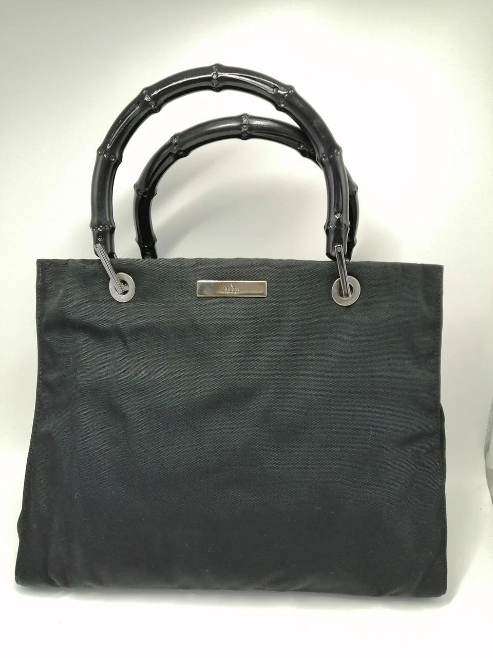 Sac à main haut en bambou Gucci 002.1016