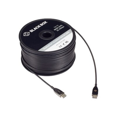 DisplayPort 1.4 Aktives optisches Kabel, LSZH 40 Meter BLACK BOX computer