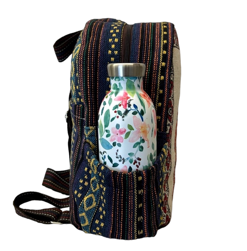 Medium Canvas Zipped Elephant Backpack Rucksack With Adjustable Strap LL220 - Imagen 28 de 32