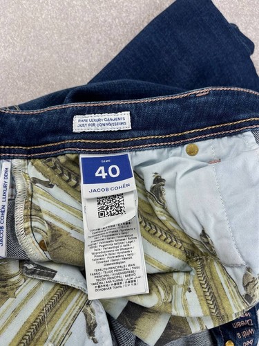 Jacob Cohen Bard Slim Fit Denim Jeans Men's Size 40 - Picture 11 of 16