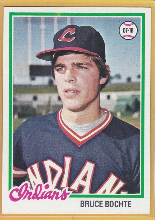 1978 TOPPS BASEBALL BRUCE BOCHTE #537 INDIANS NMMT *93139