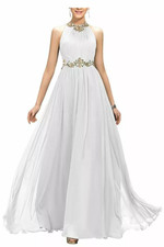HOT NEW Evening Formal Party Ball Gown Prom Bridesmaid Long Host Beaded Dress