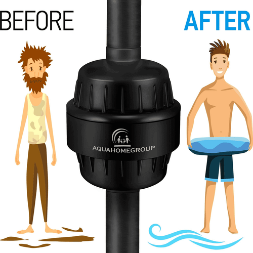 20 Stage Shower Head Filter with Vitamin C E A for Hard Water Black Color - Picture 8 of 8