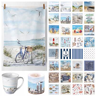 Servietten Tischdeko & Küchenzubehör mit maritimen Motiven für Sommer & Urlaub