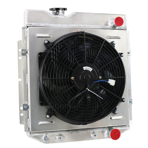 3-Row Core Radiator+Shroud Fan For 1964 1965 1966 Ford Falcon Mustang 260/289 V8 - Picture 2 of 8