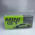 1/64 Mini GT Lamborghini Huracan STO Verde Citrea RHD MGT00547-R