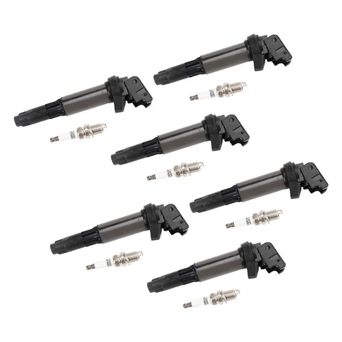 6x Ignition Coil+Spark Plug UF515 UF522 For BMW 325 335 525 530i X5 Z4 2.5L 3.0L - Picture 10 of 19