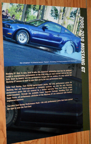 2005-10 FORD MUSTANG GT FEATURE PRINT INFO PICTURE 05-10 - Picture 1 of 1