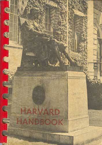 Harvard Handbook (Sixty Fourth Edition) - Foto 1 di 1