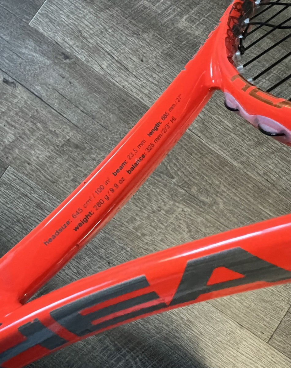 HEAD Youtek IG Radical S Tennis Racket Midplus 100 Sq. In. 4-3/8