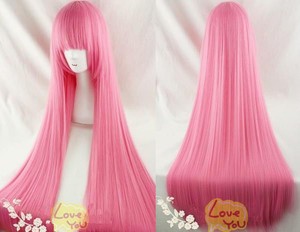 100cm pink wig