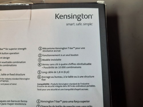 KENSINGTON Combination Laptop Lock - Picture 6 of 8