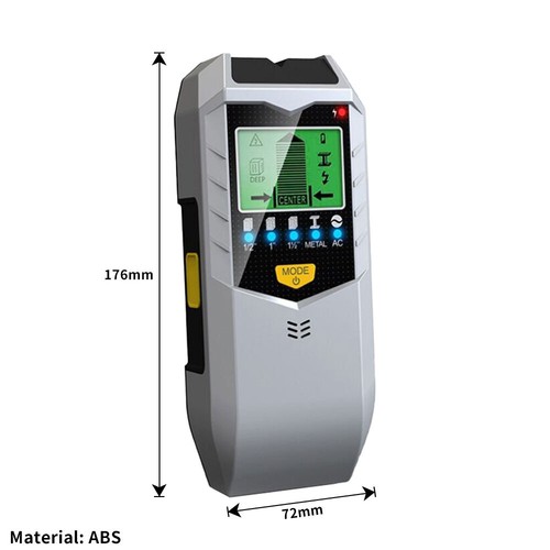 Digital Stud Finder Wood Metal Pipe Wire Wall Sensor Scanner LCD Detector 5 in 1 - Picture 11 of 13