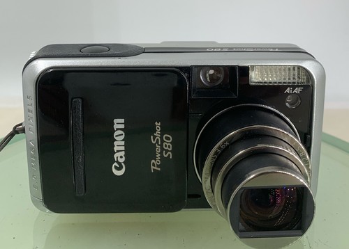 Canon PowerShot S80 8.0MP Compact DIGITAL CAMERA BLACK WITH CHARGER TESTED - 344 - Picture 2 of 8