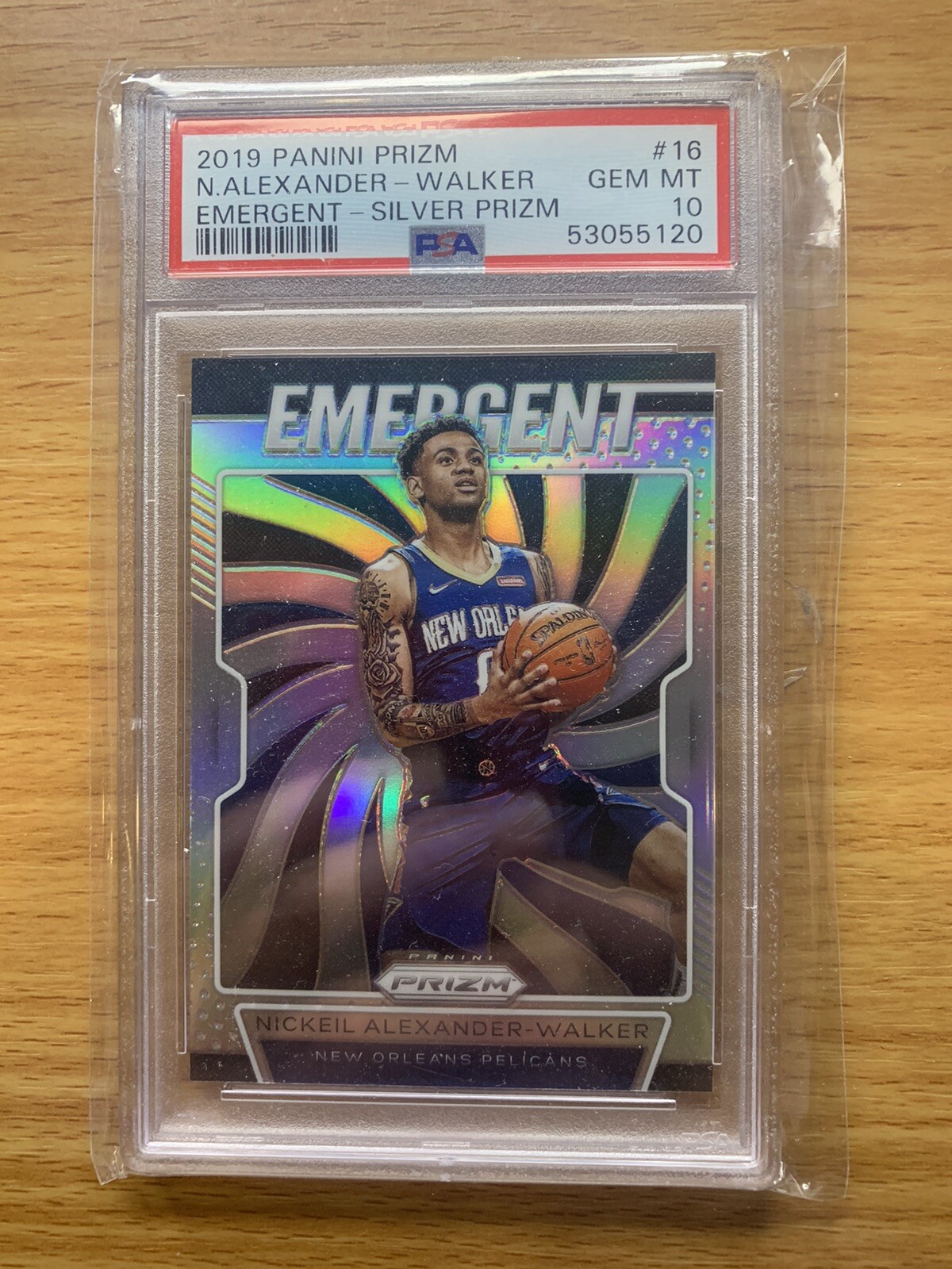 Nickeil Alexander-Walker - 2019 Panini Prizm Emergent Silver Rookie RC PSA 10