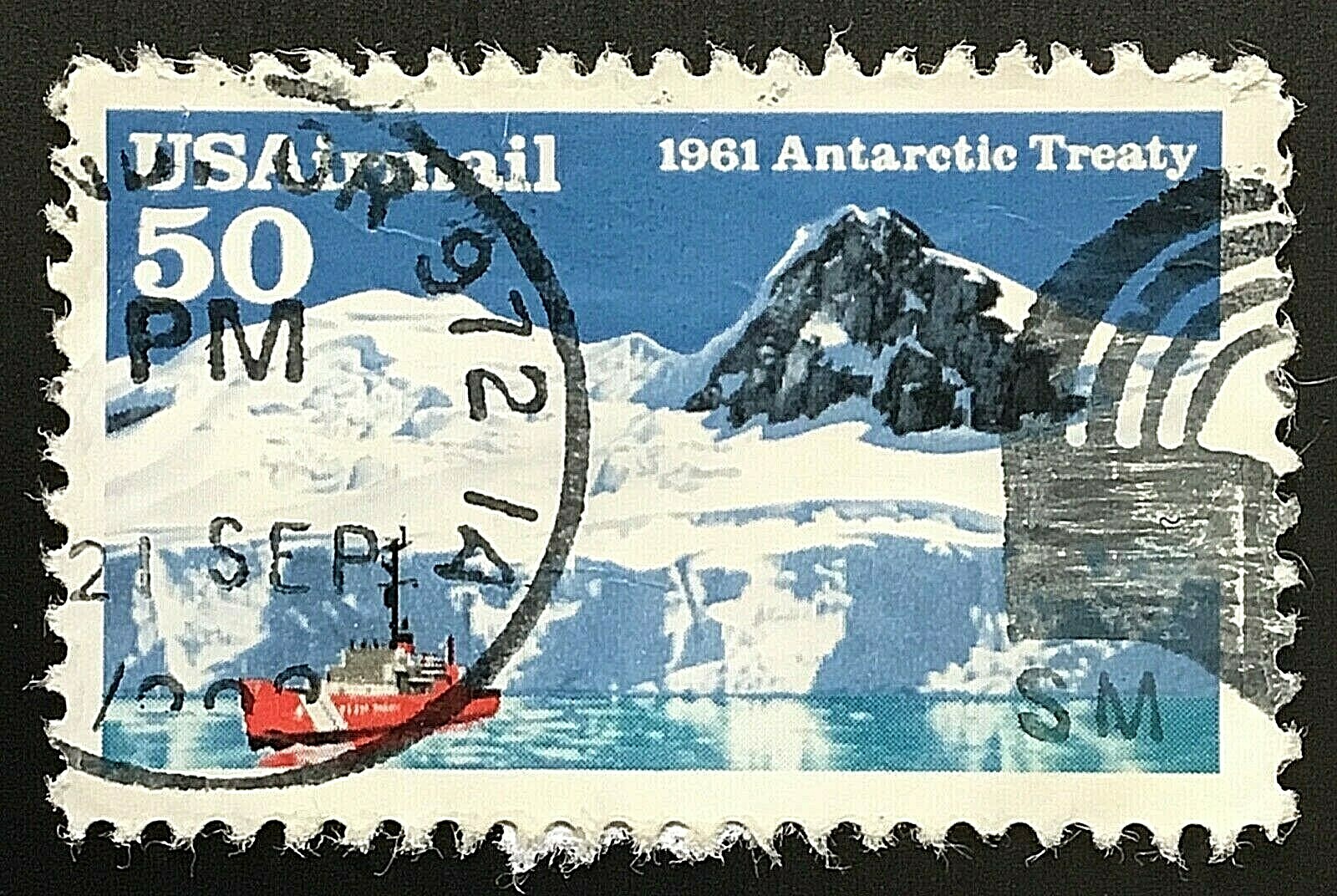 United States of America stamps 1961 Antarctic Treaty 50 cents