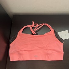 Victorias Secret VSX Sport Strappy Back Sports Bra Pink NWT