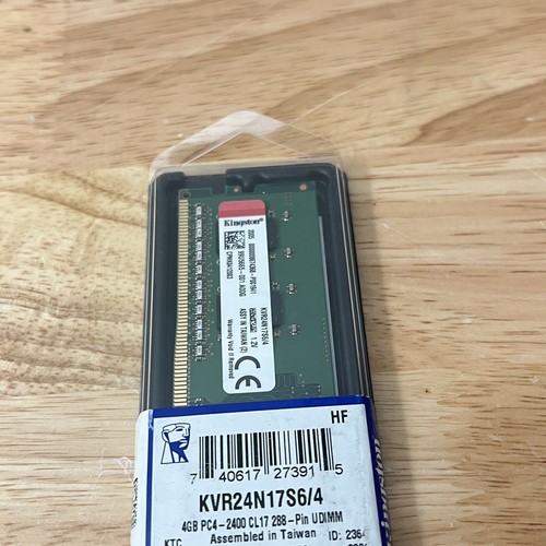 Kingston 4GB DDR4 2400 MHz PC4-19200 DIMM 288-Pin 1Rx16 Desktop Memory RAM 1x 4G - Picture 4 of 6