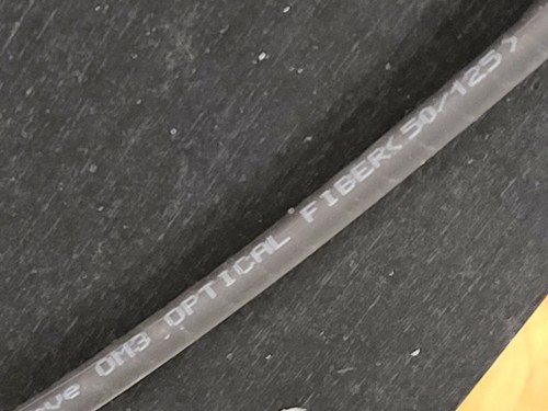 TLC 12-Fiber MultiMode OM3 OFCP Indoor/Outdoor PVC+AL Armored Optic Cable /25ft - Picture 9 of 12