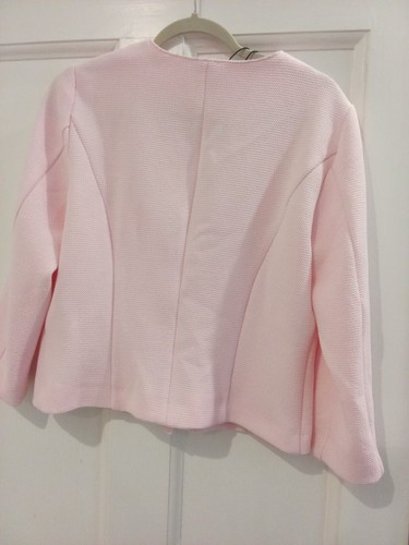 Marella Emme Jacket by Max Mara Women's Pink Size 14 Brand New With Tags - Picture 4 of 12