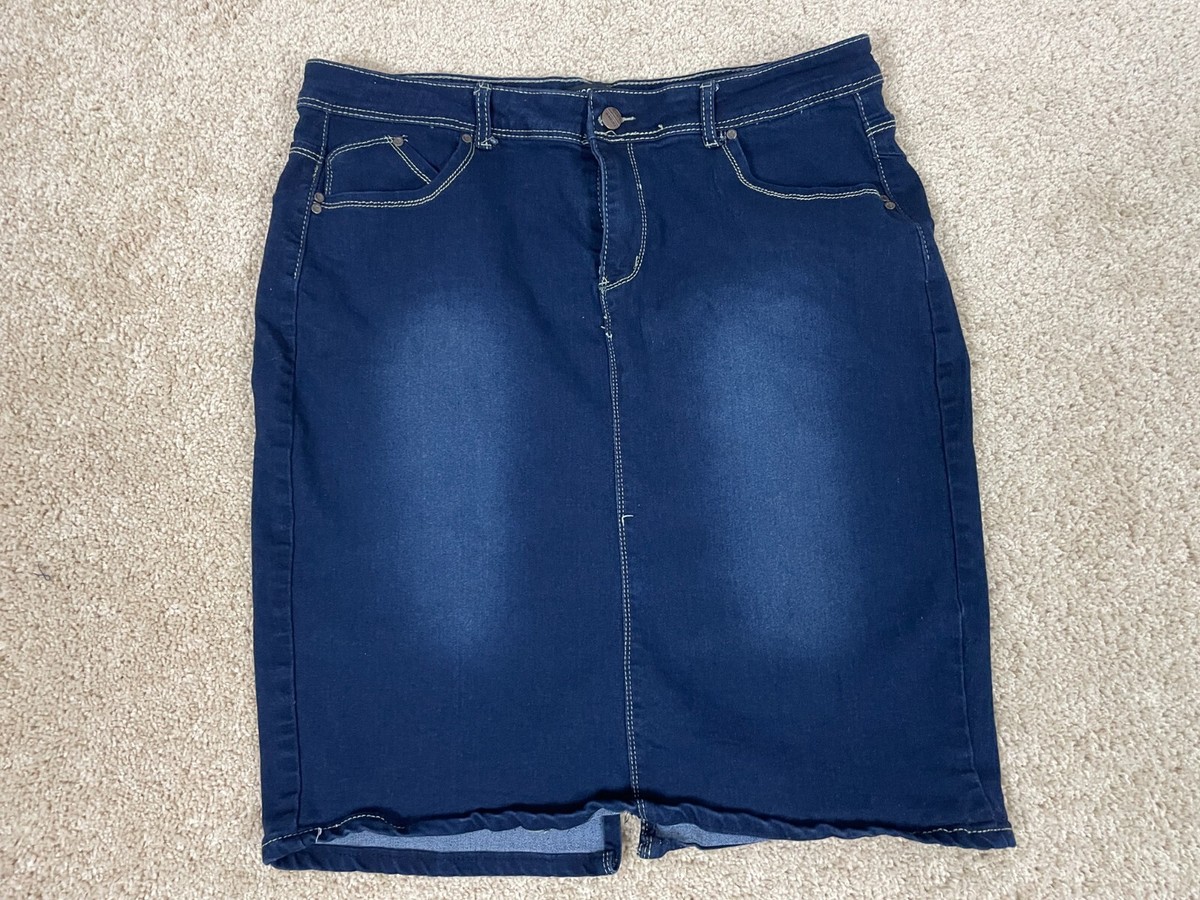 Pencil Skirt Amazon Ladies Denim Skirts Rock-a-Booty 50s Sadie