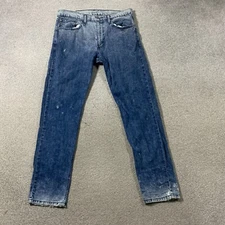 LEVI'S 502 Jeans Mens (34 Inch Waist) (32 Inch Leg) Slim Fit Blue