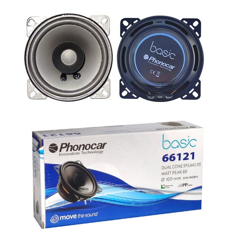 Kit 4 Casse Altoparlanti Phonocar Bicono Anteriori+Posteriori per Fiat Punto 188 - Foto 14 di 24