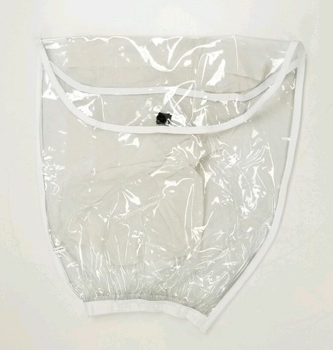 Golf Bag Rain Hood Cover Clear Waterproof Stretch Over Bag Open Top Vinyl 20x20 - Picture 1 of 5