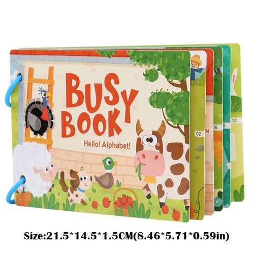 Montessori Leise Aufkleber Buch Erleuchtung Worter kennung - Picture 2 of 17