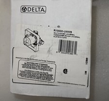 Delta R10000-UNWS Universal Mixing Rough-In Valve Service Stops, 1/2" NPT Male