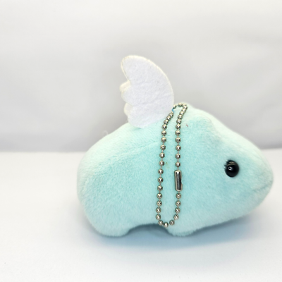 Kapibarasan Capybara Blue Plush Doll Keychain TRYWORKS 10th
