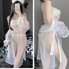Sexy Lingerie Women Chinese Anicent Hanfu Stage Costume Cosplay Night Dress