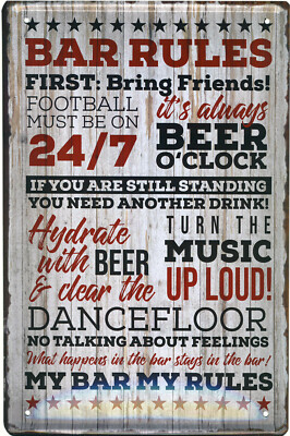 Blechschild 'Bier Ist Billiger Als Benzin' – 20x30 Cm Vintage-Wanddekoration Mit Witzigem Spruch
