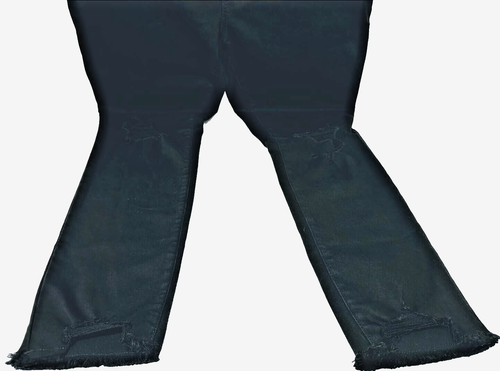 Isabel Maternity Expandable Sides Distressed Skinny Maternity Jeans Black Sz 12 - Picture 12 of 13