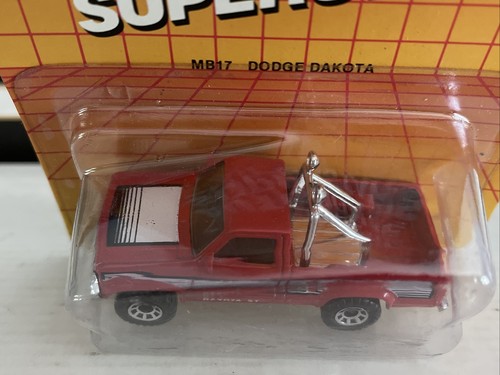 Vintage Matchbox - DODGE DAKOTA - MB17 - 1987 MIBP Pickup Truck 4x4 Superstars - Picture 3 of 12