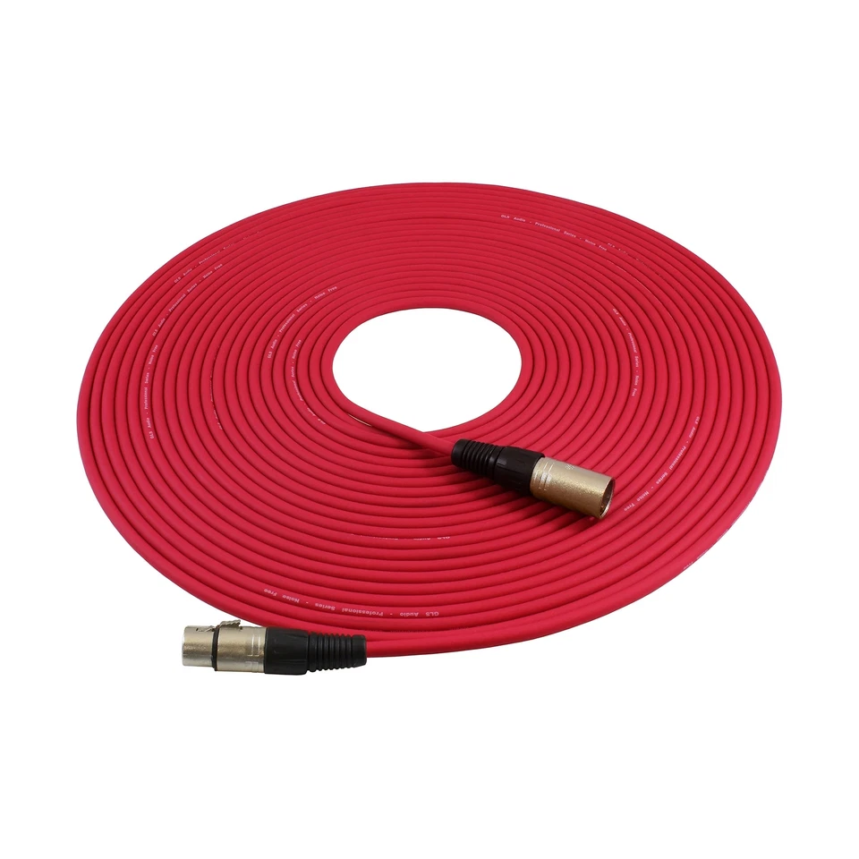GLS Audio 50ft Mic Cable Cords - XLR Male to XLR Female Colored Cables - 50' ... - Image 2 of 4