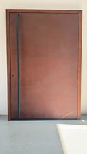 Corten aluminium Schuco front door - Bespoke door  - 5 point locking system