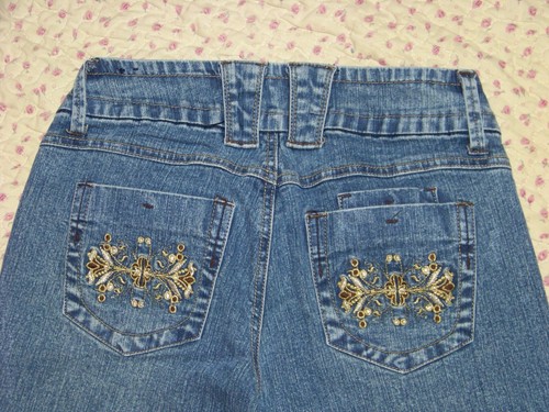 Women's Jolt Stretch denim Low Rise Jeans - Jrs. 3 - Picture 7 of 8