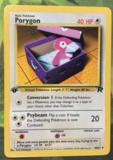 1st Edition Porygon 48/82 - Team Rocket - Near Mint