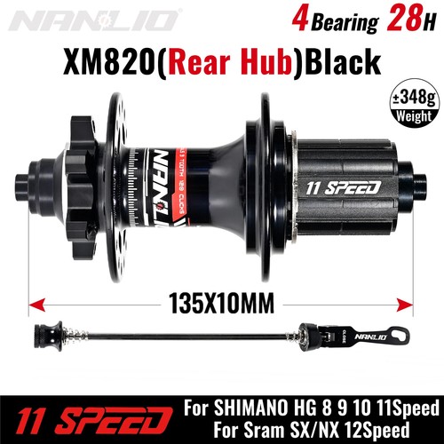 Mountain Bike Front Rear Hub 6 Pawls 120T Noise Sealed Bearing Hub 28/32/36 Hole - Bild 7 von 48