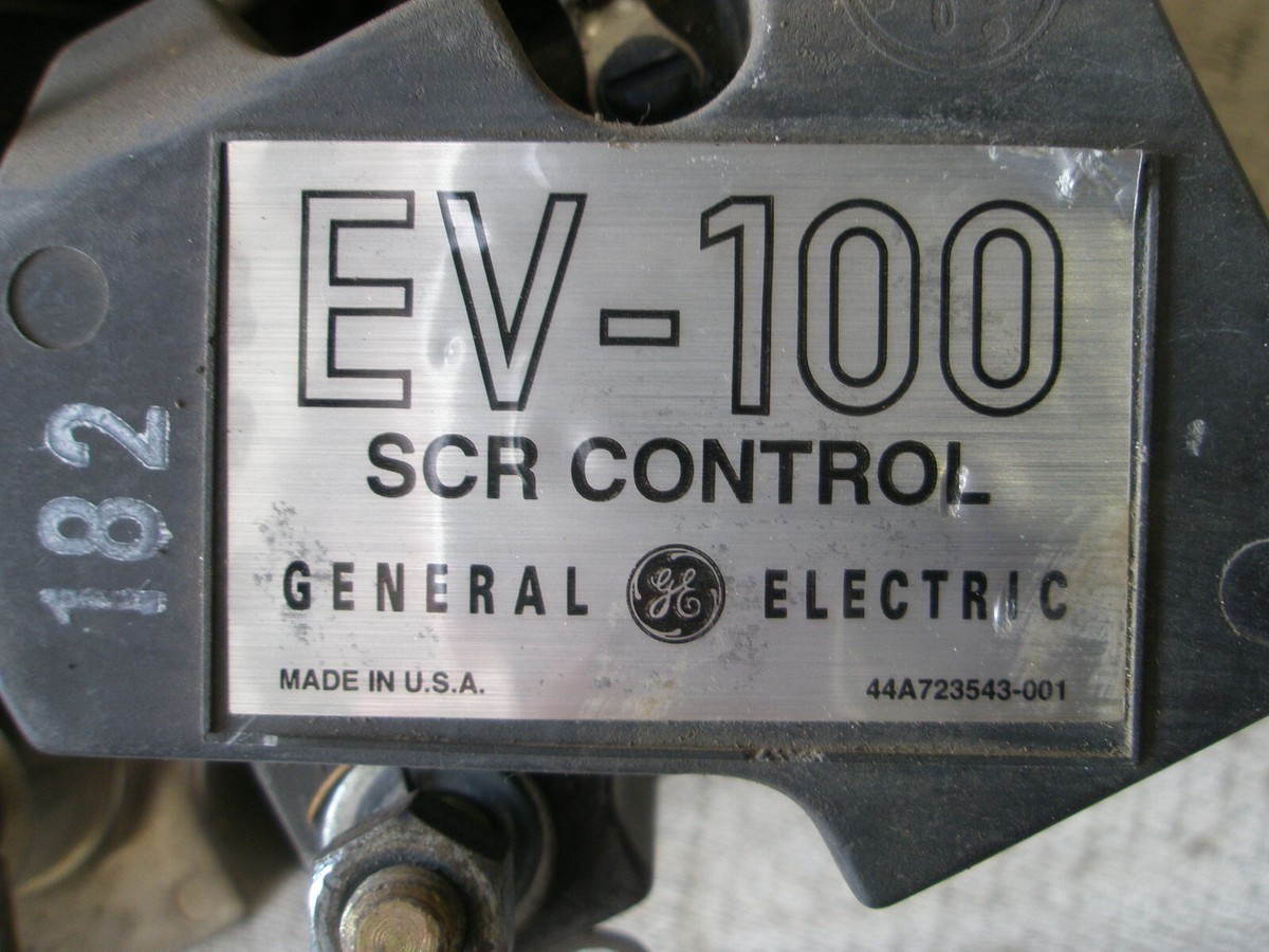 G.E. EV-100 SCR CONTROL PANEL 44A723543-001 | eBay