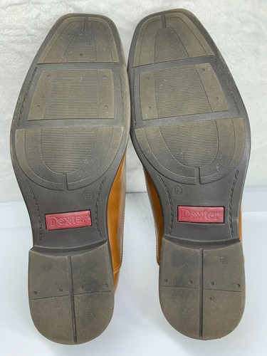 Mens DEXTER Comfort Memory Foam Brown Slip-On Loafer Dress Shoes #157699 Size 9  - Picture 7 of 12