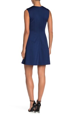 navy blue dress for baby girl Alexia Admor Women's Iris Smocked Puff Sleeve Midi Dress, Blue, XL