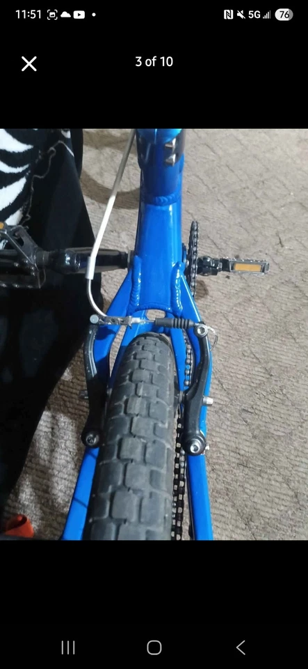 Cuadro BMX Diamond Back Assault Franko plateado aleación 7005 bicicleta BMX vieja escuela 20 Foto 2 de 4