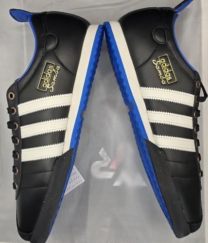 ADIDAS Originals SAMBA 62 core black /blue bird trainers UK9 IH8603 - Picture 6 of 9
