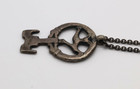 W.A. Bolin of Sweden Sterling Silver Viking Key to Valhalla Pendant Necklace — photo 3