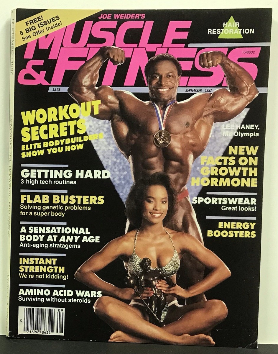 Muscle & Fitness Magazine September 1987 Lee Haney and Lisa Todd